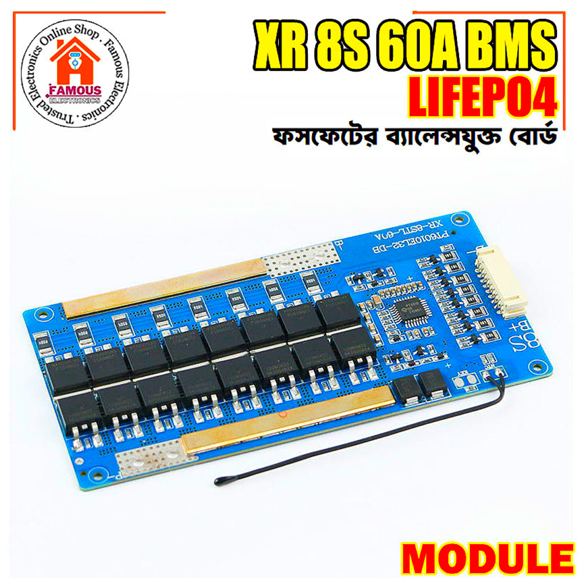 XR 8S 24V 60A LiFePO4 Best Q BMS Board_img_2