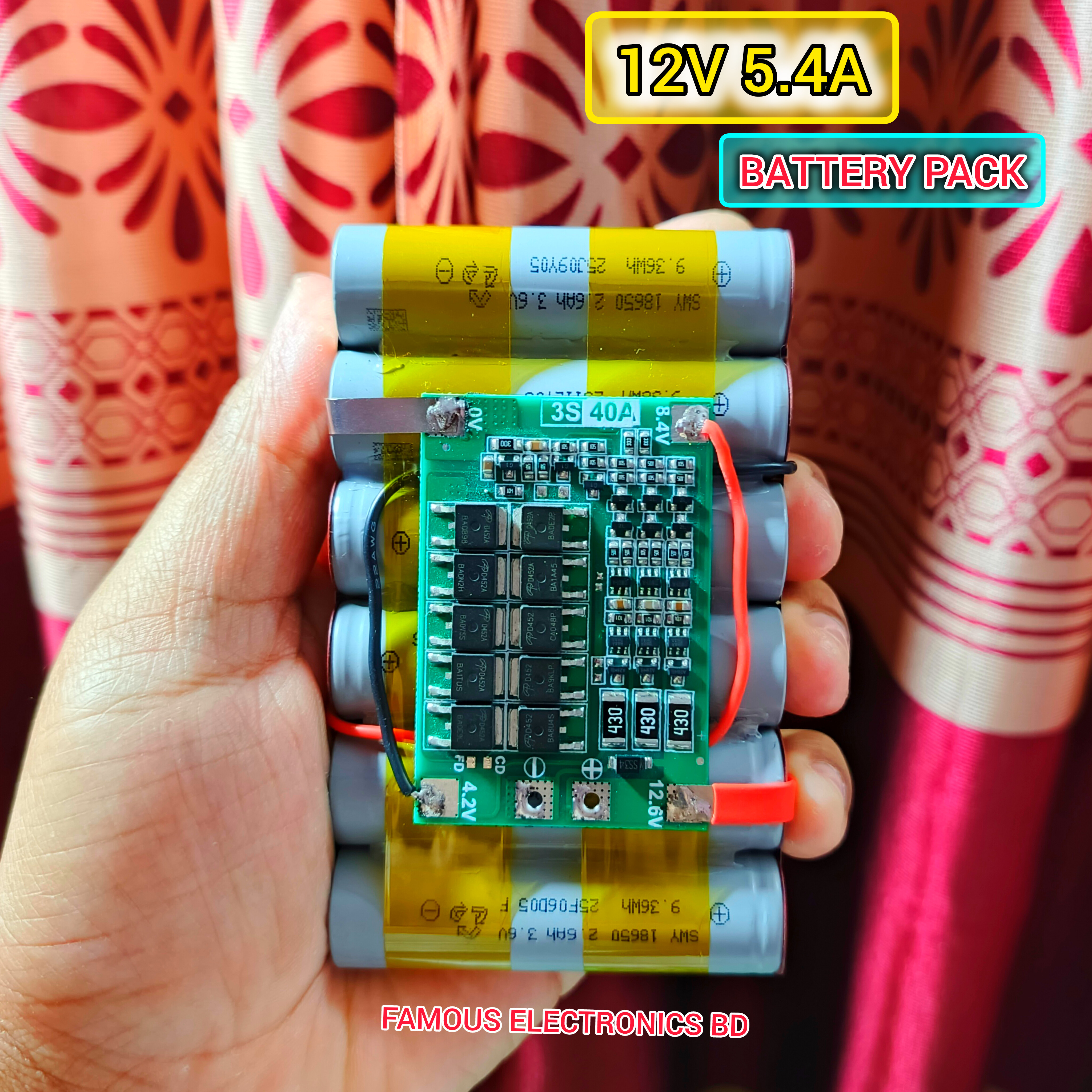 12V 5.4A Li-Ion Battery Pack_img_1