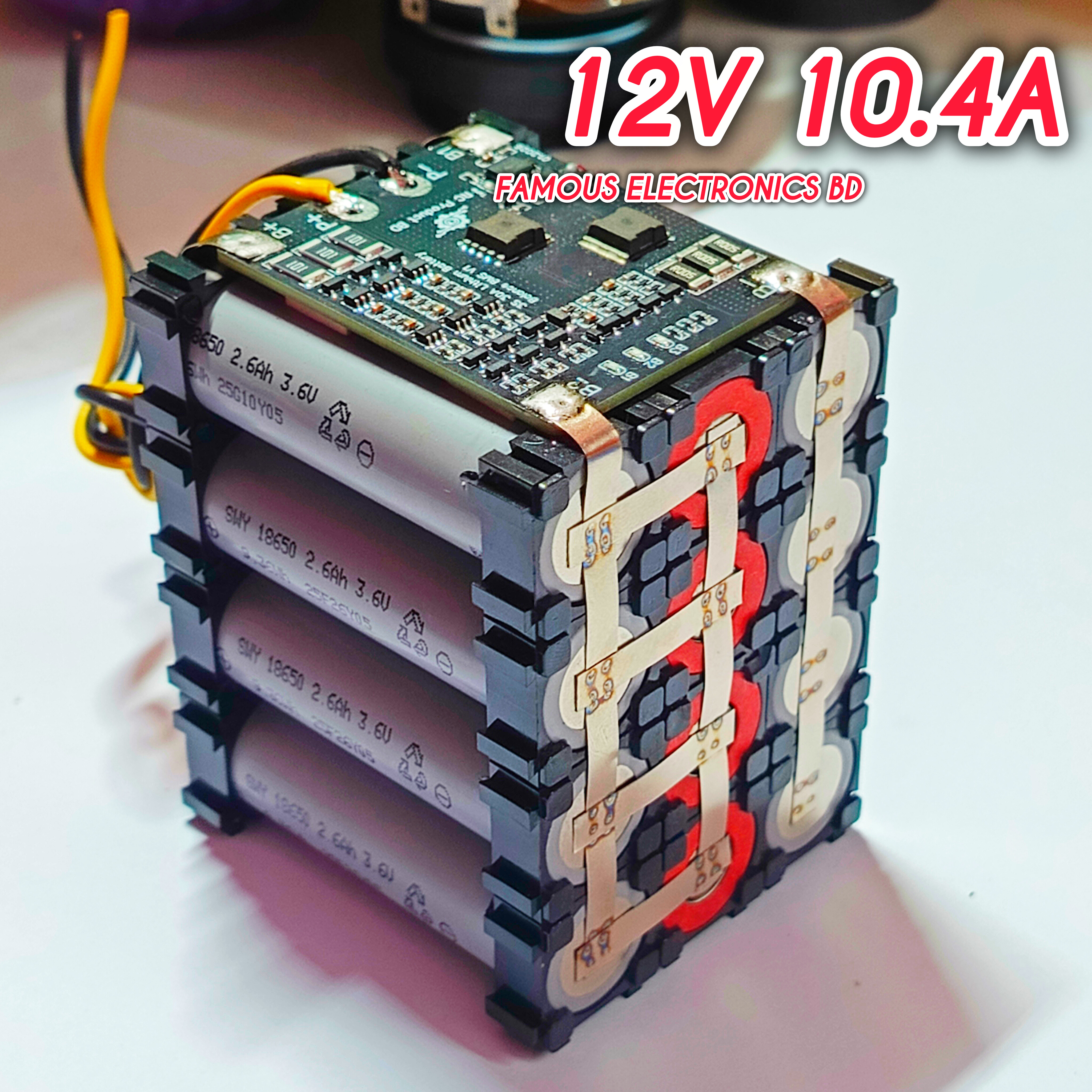 12V 10.4A Li-Ion Battery Pack
