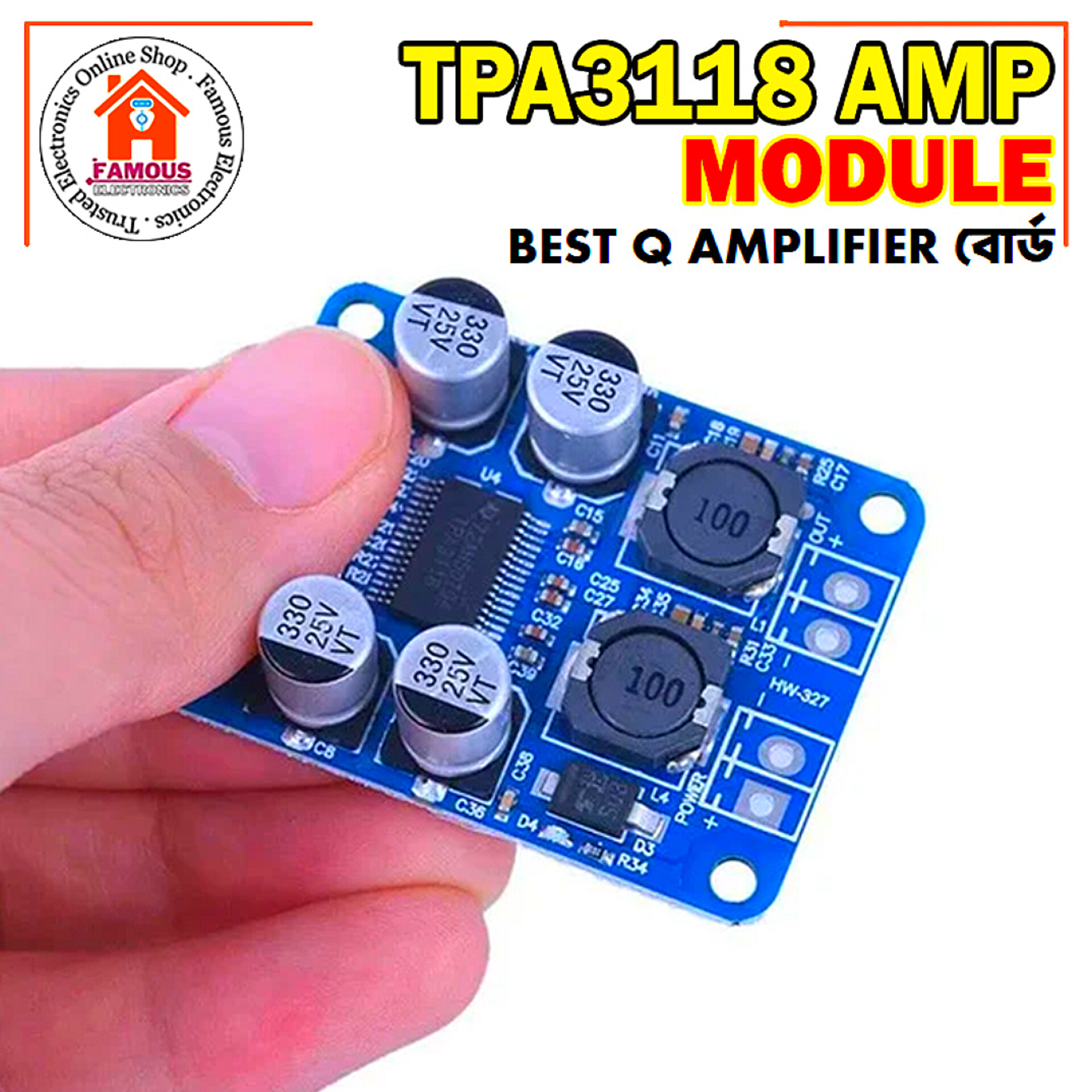 TPA3118 60W Mono Digital Audio Power Amplifier Board_img_1