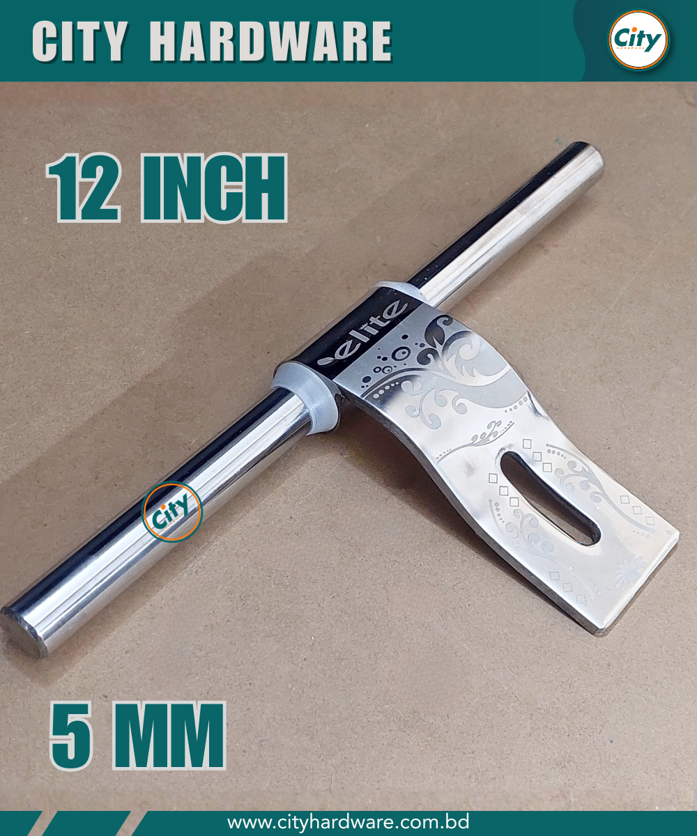 ১২ ইঞ্চি হেভি স্টেইনলেস স্টিল হ্যাজবোল্ট ৫ মিমি প্লেট ও ১৯ মিমি বোল্ট সহ লেজার প্রিন্টেড জাম্বো ডোর অ্যালড্রপ_img_1