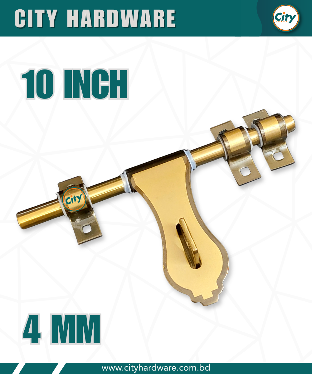 ফ্যান্সি ডোর অ্যালড্রপ অ্যান্টিক ব্রাশ পালিশ করা হ্যাজবোল্ট ১০ ইঞ্চি ৪ মিমি স্টেইনলেস স্টিল হেভি হ্যাজবোল্ট_img_0