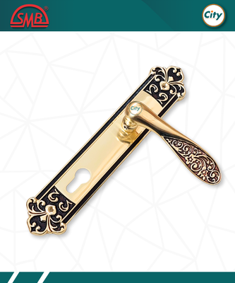 হাই সিকিউরিটি হ্যান্ডেল লক গোল্ডেন রঙের হেভি মেইন ডোর লক 320RG_img_2