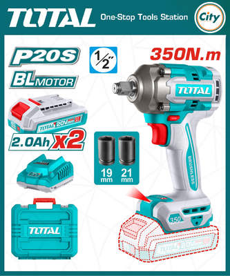 ২০ ভোল্ট কর্ডলেস ব্রাশলেস ইমপ্যাক্ট রেঞ্চ TOTAL TOOLS TIWLI2035_img_0
