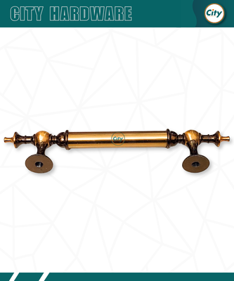 ১২ ইঞ্চি ডোর হ্যান্ডেল অ্যান্টিক ব্রাশ পলিশ করা মিনার মডেলের দরোজার হাতল_img_2