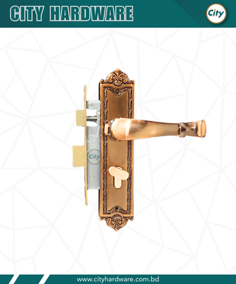 ডোর হ্যান্ডেল লক উচ্চ সুরক্ষা ছোট আকারের হ্যান্ডেল লক ভিতরে দরজার জন্য নব সহ রুমের দরজার লক Door Lock_img_0