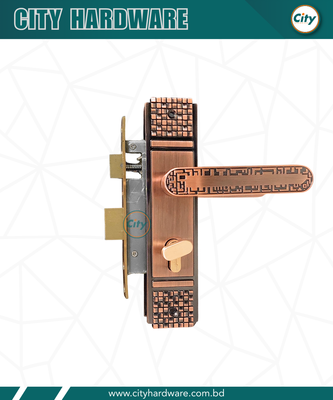 উচ্চ সুরক্ষার ছোট আকারের হ্যান্ডেল লক রুম ডোর লক অ্যান্টিক রঙের 613AC_img_0