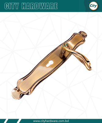 বড় সাইজের হ্যান্ডেল লক হাই সিকিউরিটি কফি রঙের মেইন ডোর লক_img_2