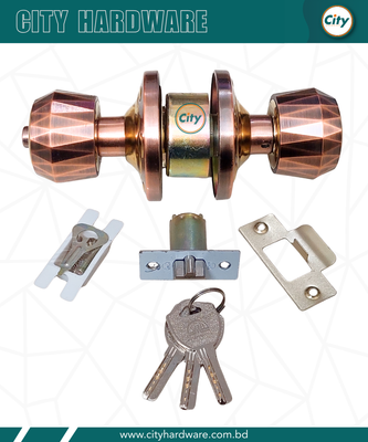 প্রিমিয়াম মানের রাউন্ড লক নতুন মডেলের ডোর লক অ্যান্টিক_img_2