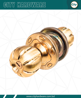 প্রিমিয়াম মানের রাউন্ড লক গোল্ডেন রঙের ডোর লক 5887GB_img_1