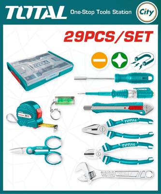 ২৯ পিস হাউজহোল্ড ইউজ টুলস সেট TOTAL TOOLS THKTV02H291_img_0
