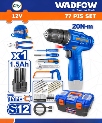 ৭৭ পিস টুলস সেট  WADFOW WDT4B77_img_0