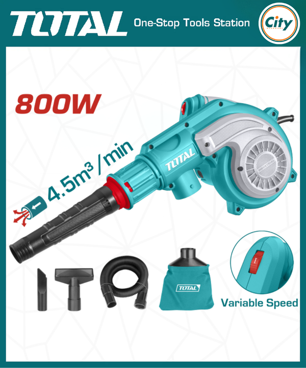 ৮০০ ওয়াট অ্যাসপিরেটর ব্লোয়ার TOTAL TOOLS TB8036