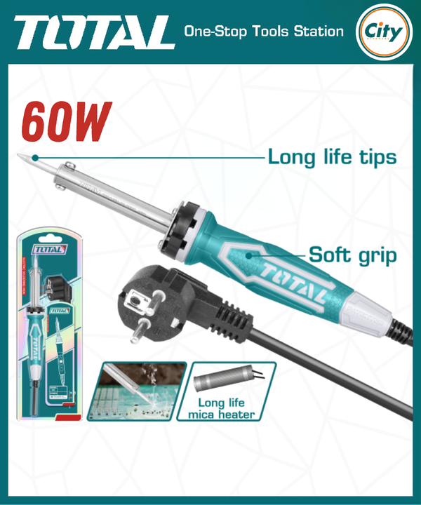 ৬০ ওয়াট ইলেকট্রিক সোল্ডারিং আয়রন TOTAL TOOLS TET1606