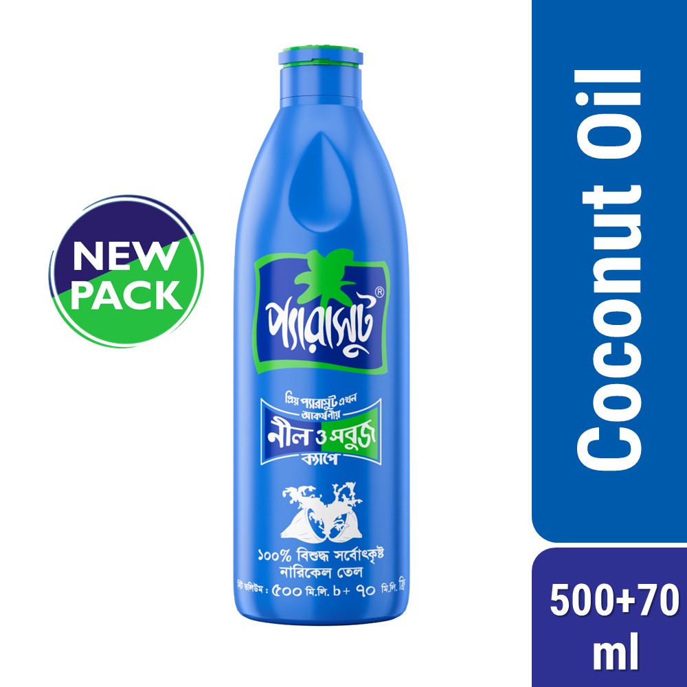 Parachute Coconut Oil 500ml (FREE 70ml)
