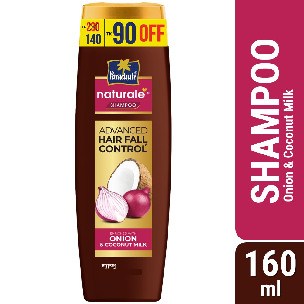 Parachute Naturale Shampoo Onion Advanced Hair Fall Control 160ml - CO