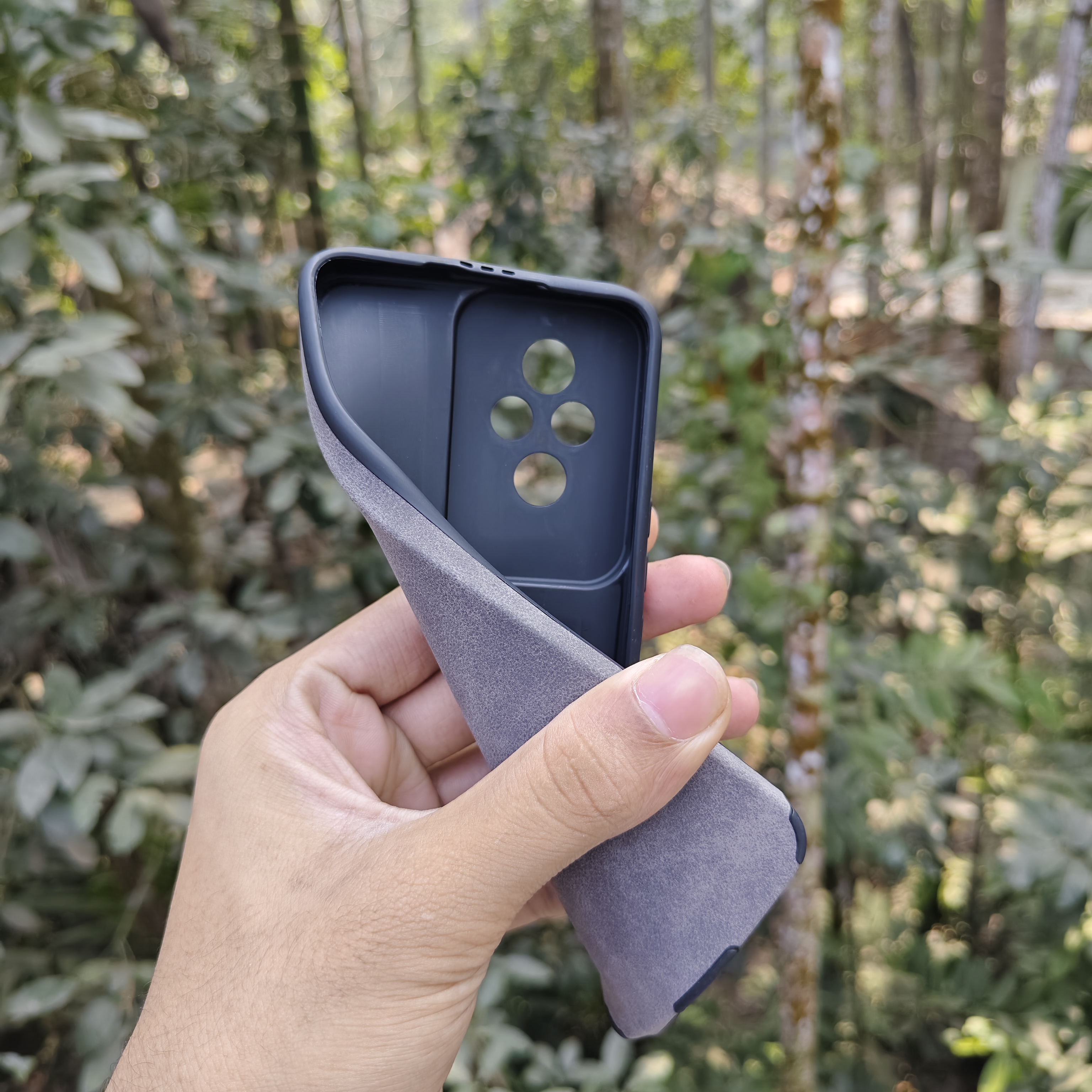 Honor 200 leather shell large hole side soft cover_img_2