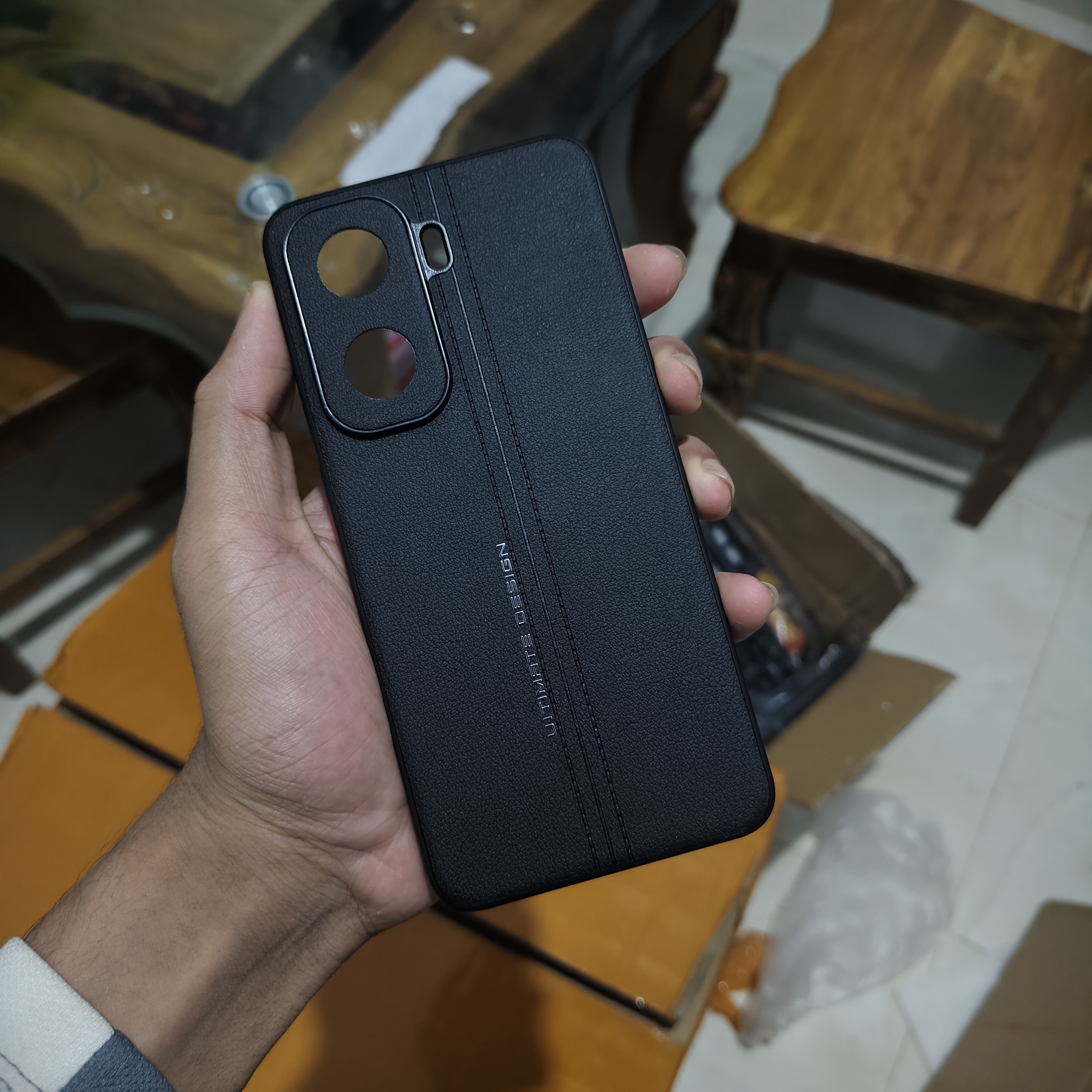 iQOO Neo11 Premium leather back cover_img_0