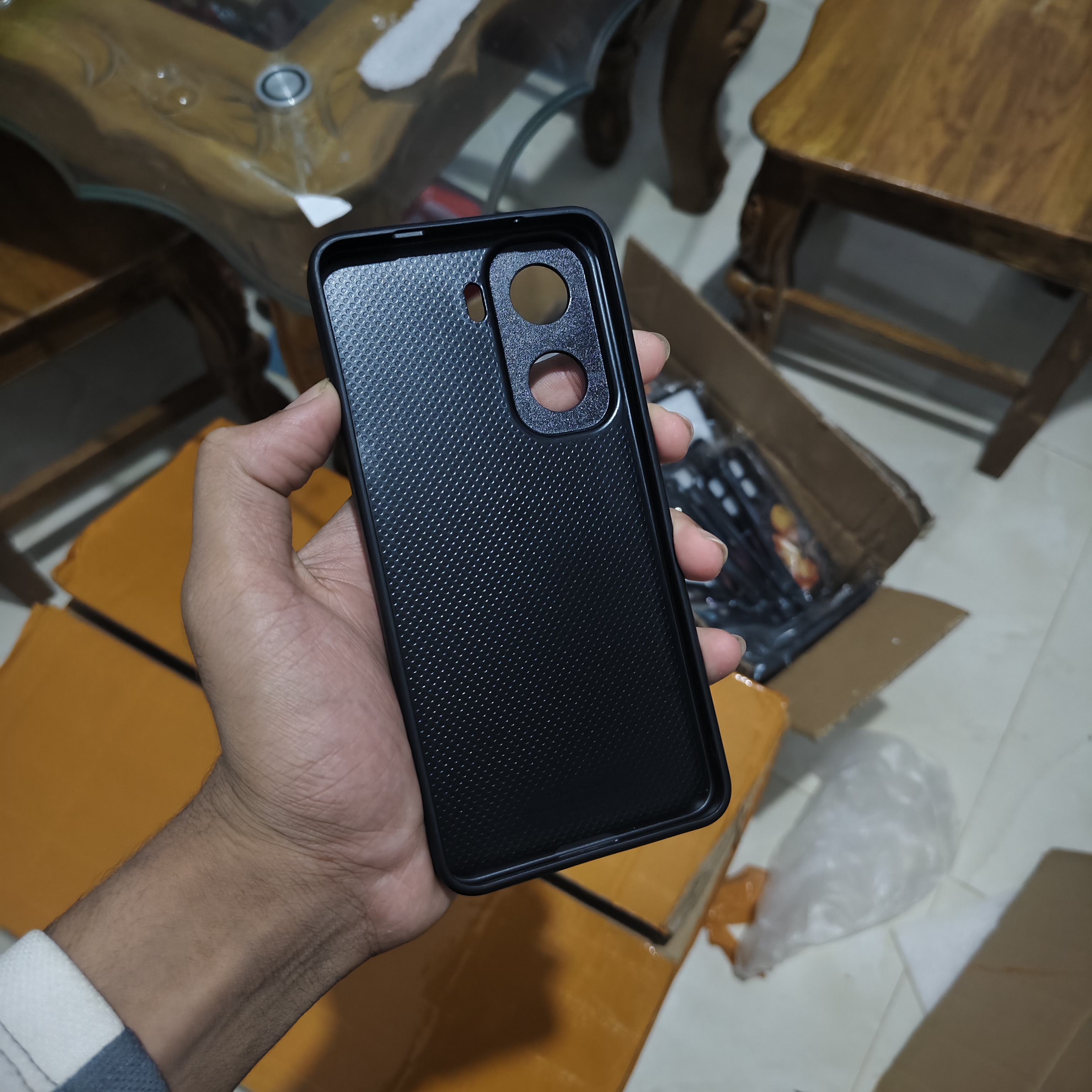 iQOO Neo11 Premium leather back cover_img_2