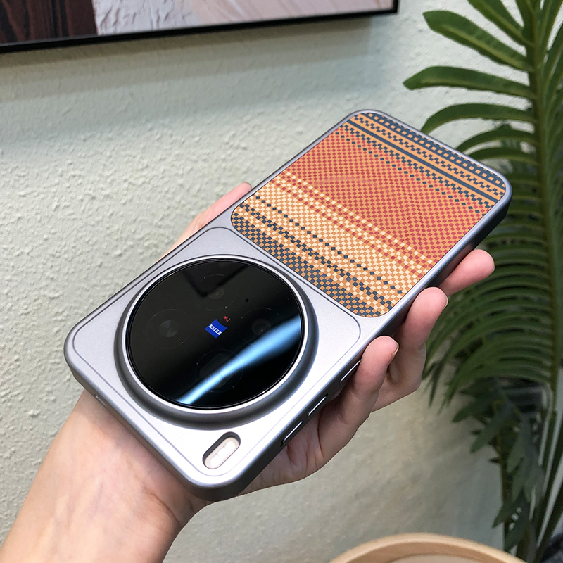 Vivo X300/300Pro Official flagship magnetic Kevlar textured stylish high-end full coverage drop protection Cover_img_1