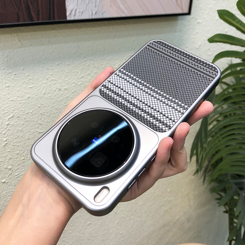 Vivo X300/300Pro Official flagship magnetic Kevlar textured stylish high-end full coverage drop protection Cover_img_3