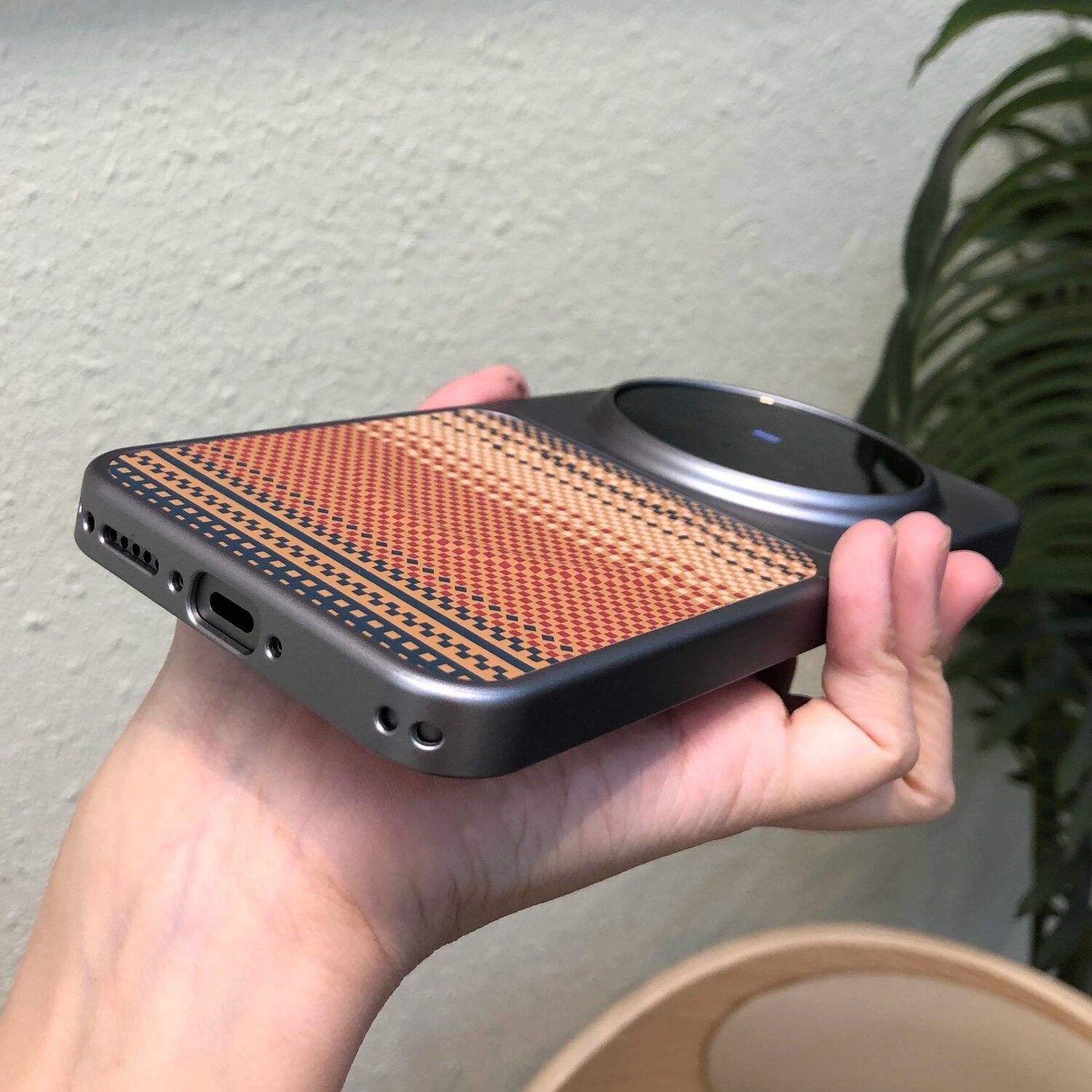 Vivo X300/300Pro Official flagship magnetic Kevlar textured stylish high-end full coverage drop protection Cover_img_4