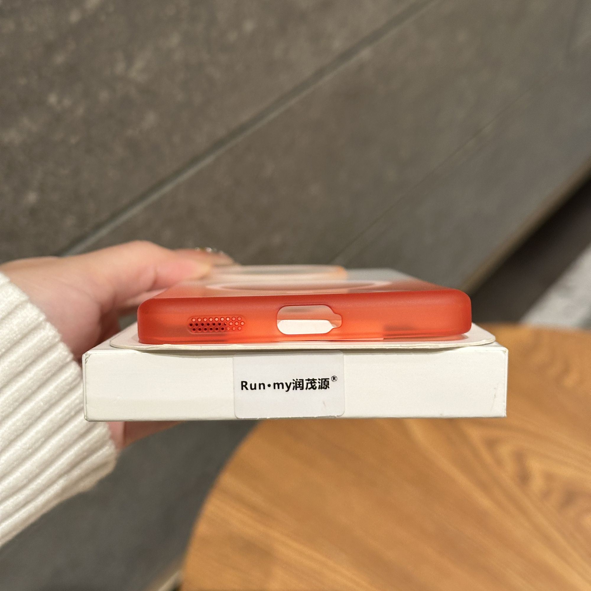 iQOO Z10Turbo/Pro Gradient Frosted Magnetic Skin-like Feel Hard Pc Transparent Cover_img_5