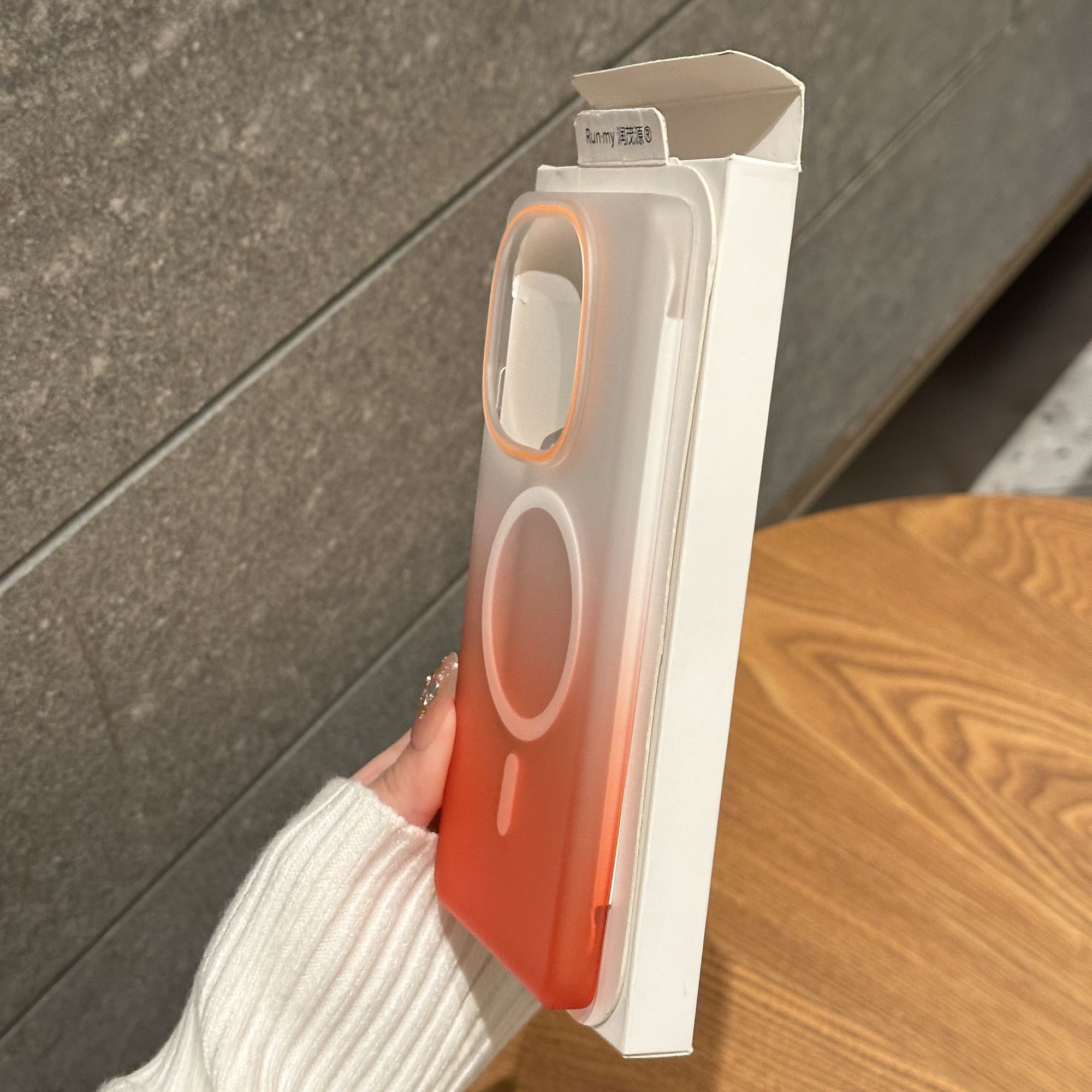 iQOO Z10Turbo/Pro Gradient Frosted Magnetic Skin-like Feel Hard Pc Transparent Cover_img_2