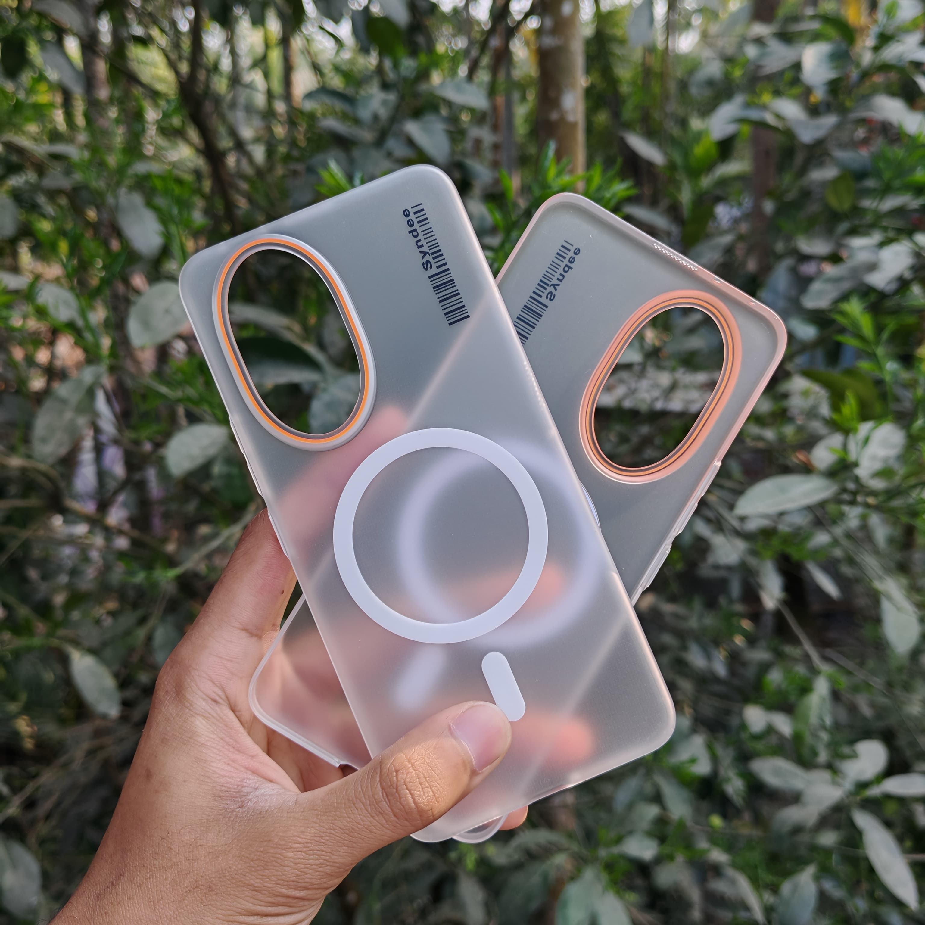 Honor 200 Premium magnetic magsafe hard transparent cover_img_1