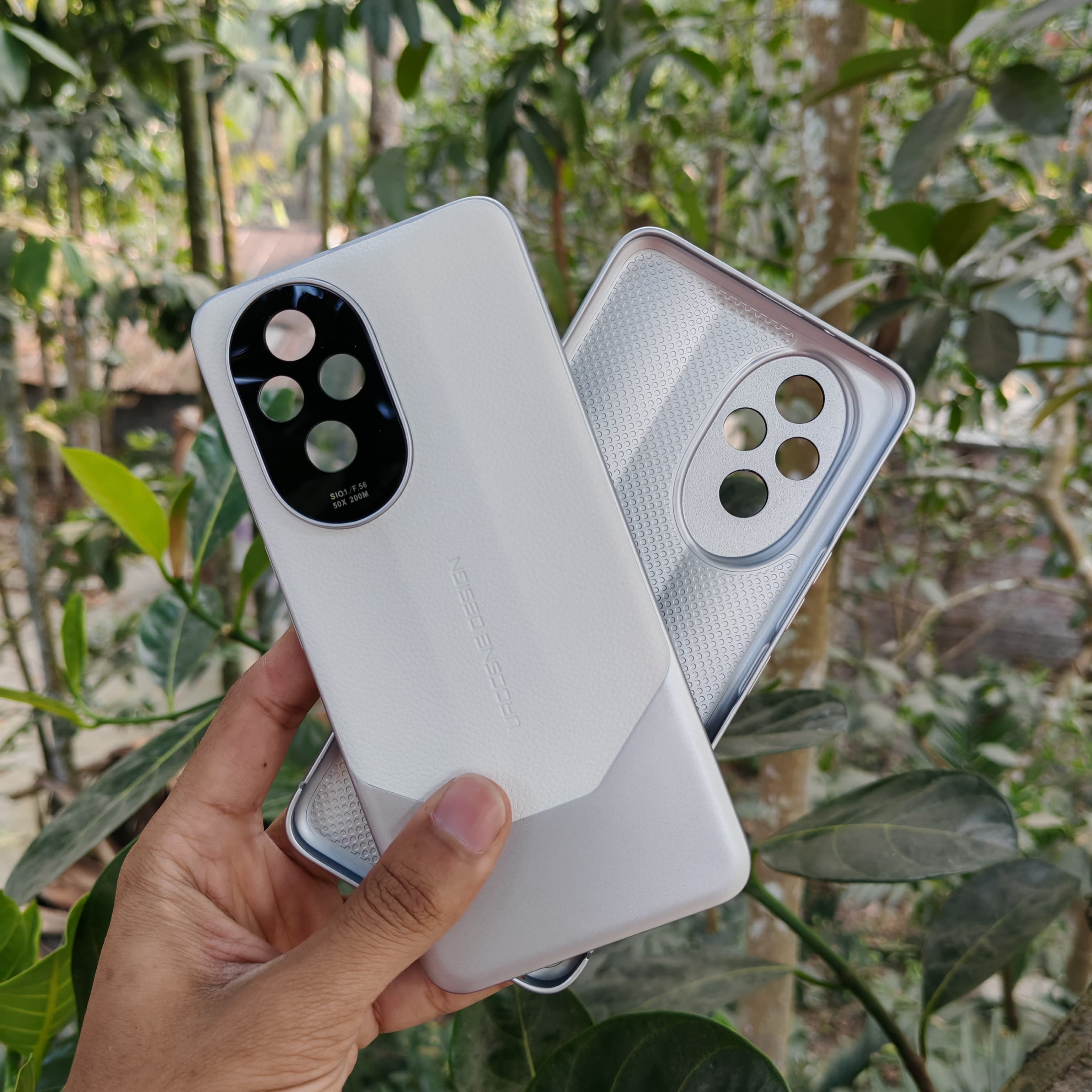 High-Quality Honor 200 Starburst Leather Texture Stylish cover_img_4