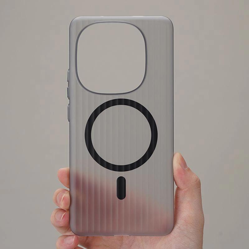 iQOO 13 Magnetic Corrugated Frosted Semi-Transparent UltraThin, fingerprint-resistant, drop-proof hard cover_img_0