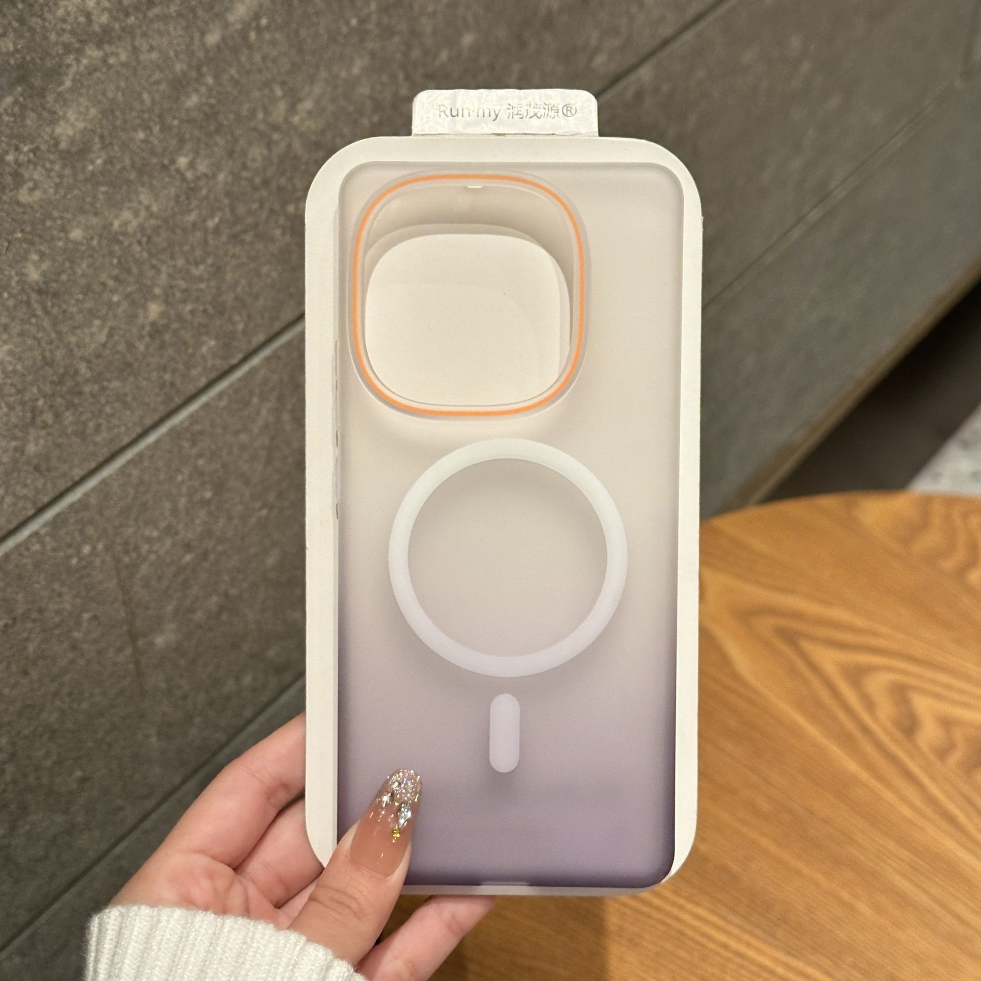 iQOO Z10Turbo/Pro Gradient Frosted Magnetic Skin-like Feel Hard Pc Transparent Cover_img_0