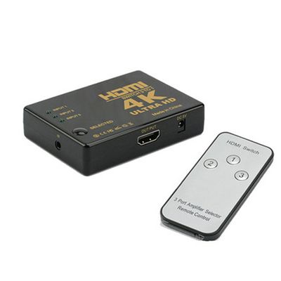 4K HDMI Switch 3 In 1 Out with Remote Control – HD Video HDMI Switcher for TV, PC, PS4, Xbox_img_0