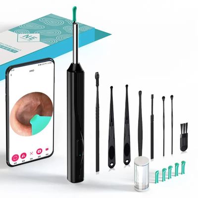 Smart Visual intelligent Ear Cleaner earpick NE series High Precision Ear Wax Removal beauty Tool with Camera LED Light Wireless Otoscope Smart Ear Cleaning Kit_img_2