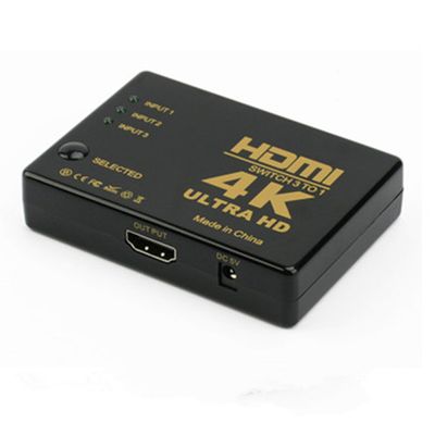 4K HDMI Switch 3 In 1 Out with Remote Control – HD Video HDMI Switcher for TV, PC, PS4, Xbox_img_1