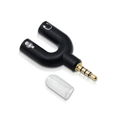 U-Shaped 3.5mm Audio Splitter Adapter – Headphone & Mic Converter_img_2