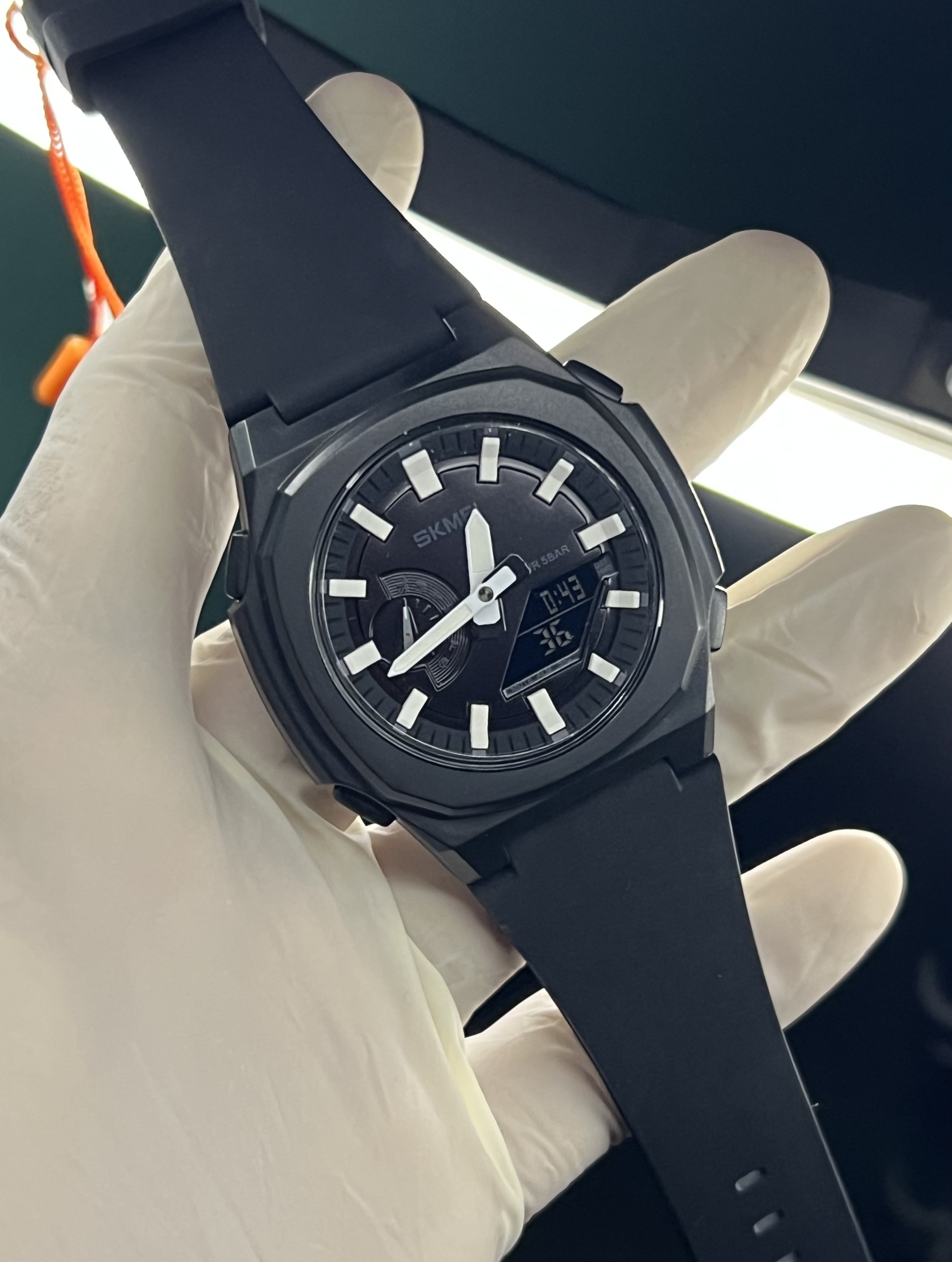 Original SKMEI Premium Quality Digital Quartz Watch | Black White Face SKMEI 2091