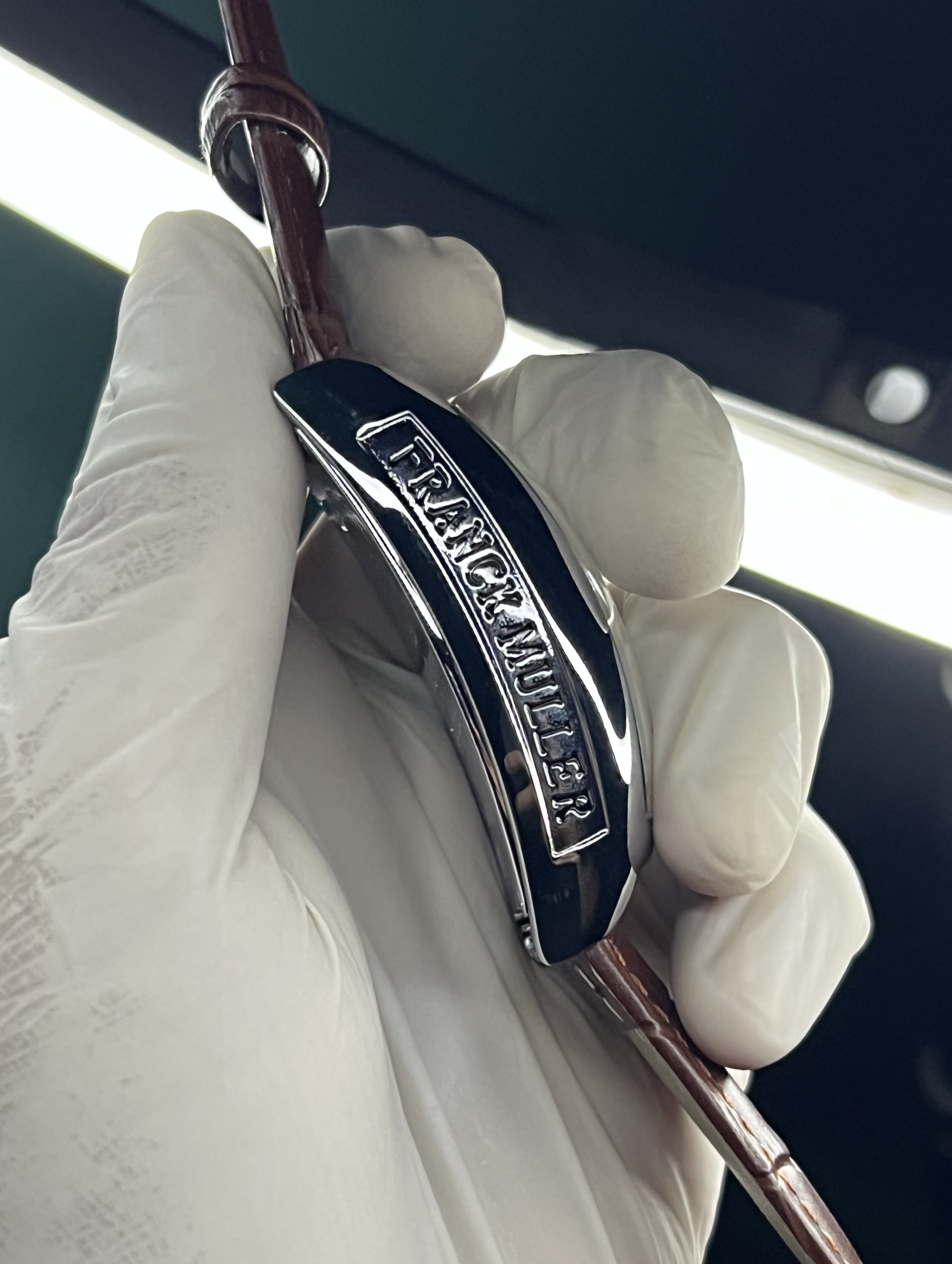 Franck Muller Cintree Curvex 6850 | Mens Watch | White Dial and Silver Body_img_1