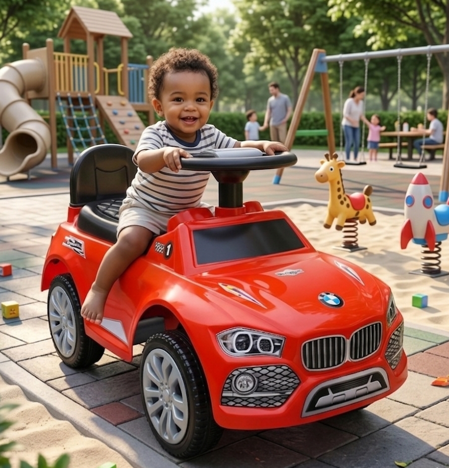 BMW প্রিমিয়াম কিডস রাইড -পুশ কার।_img_3