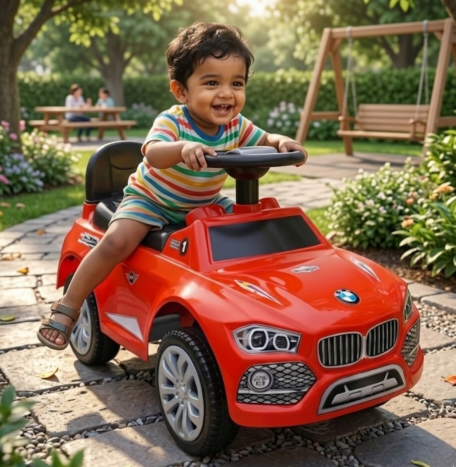 BMW প্রিমিয়াম কিডস রাইড -পুশ কার।_img_5