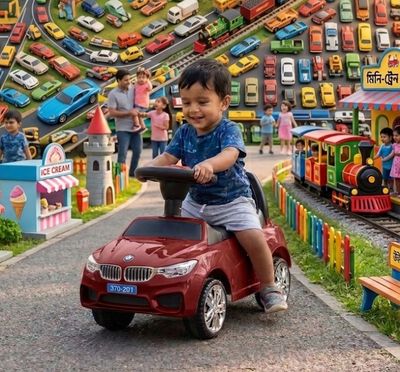 BMW প্রিমিয়াম কিডস রাইড -পুশ কার।_img_7