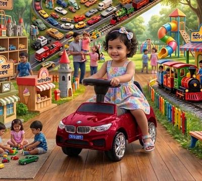 BMW প্রিমিয়াম কিডস রাইড -পুশ কার।_img_4