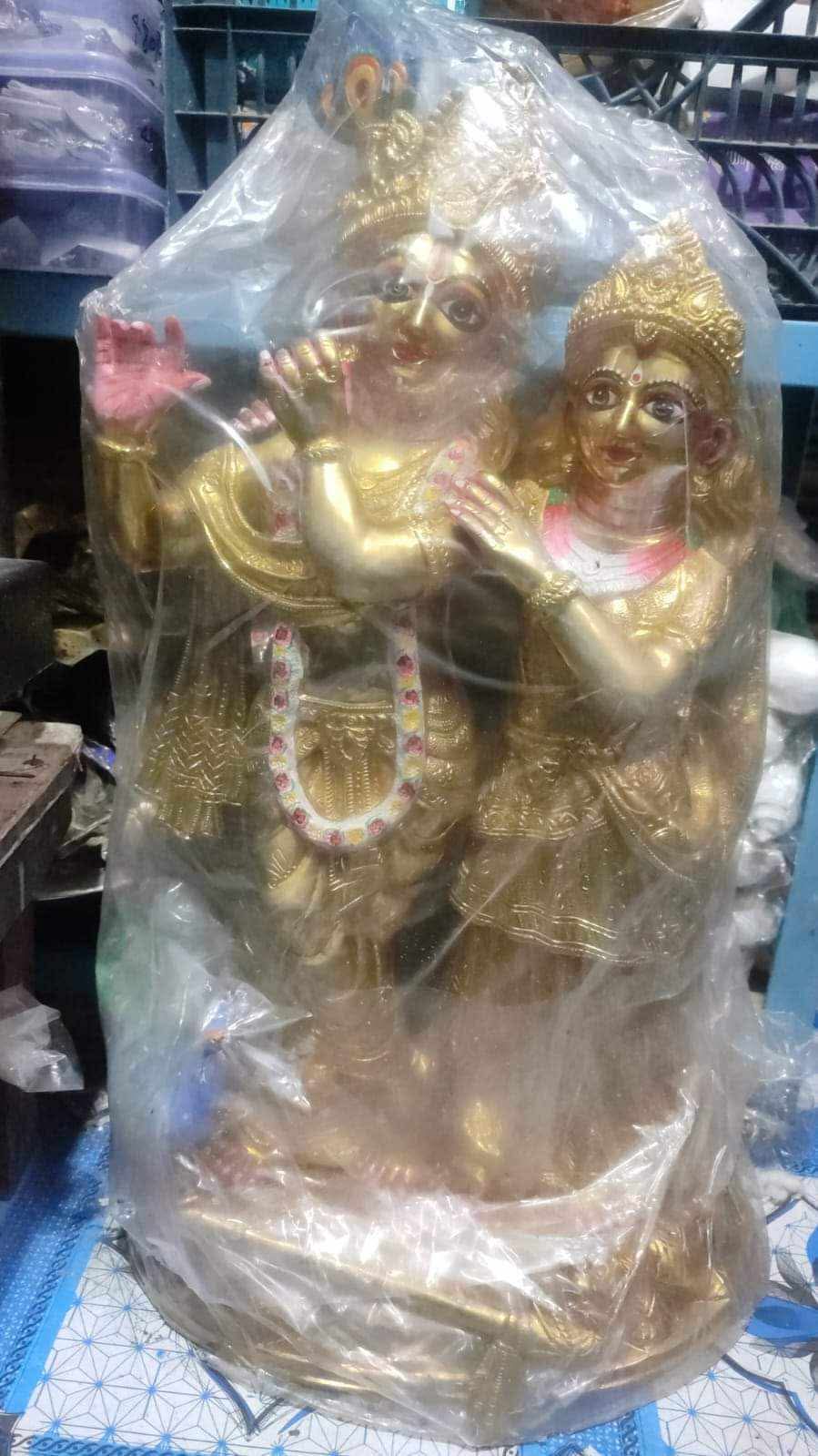 রাধাকৃষ্ণ/রাধামাধব যুগল ১৪/২৪/২৮ কেজি - Image 3