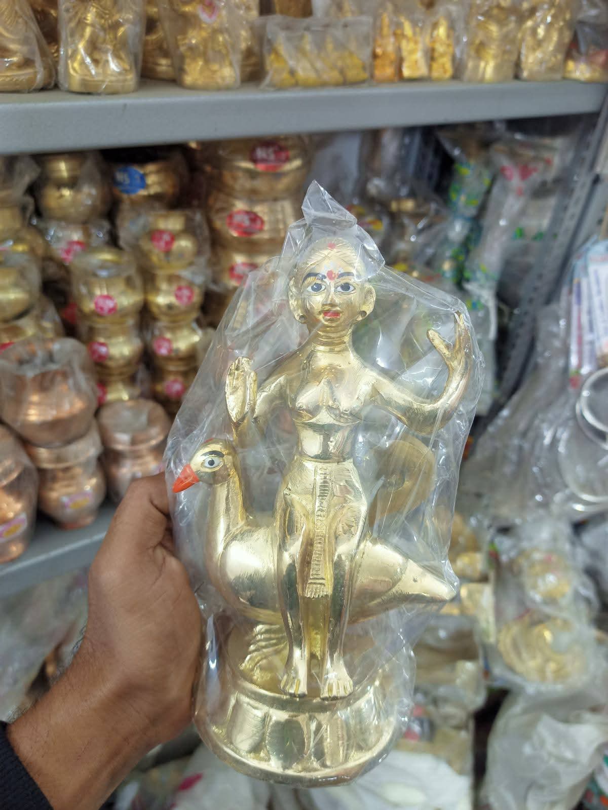 পিতলের সরস্বতী কালেকশন - Image 1