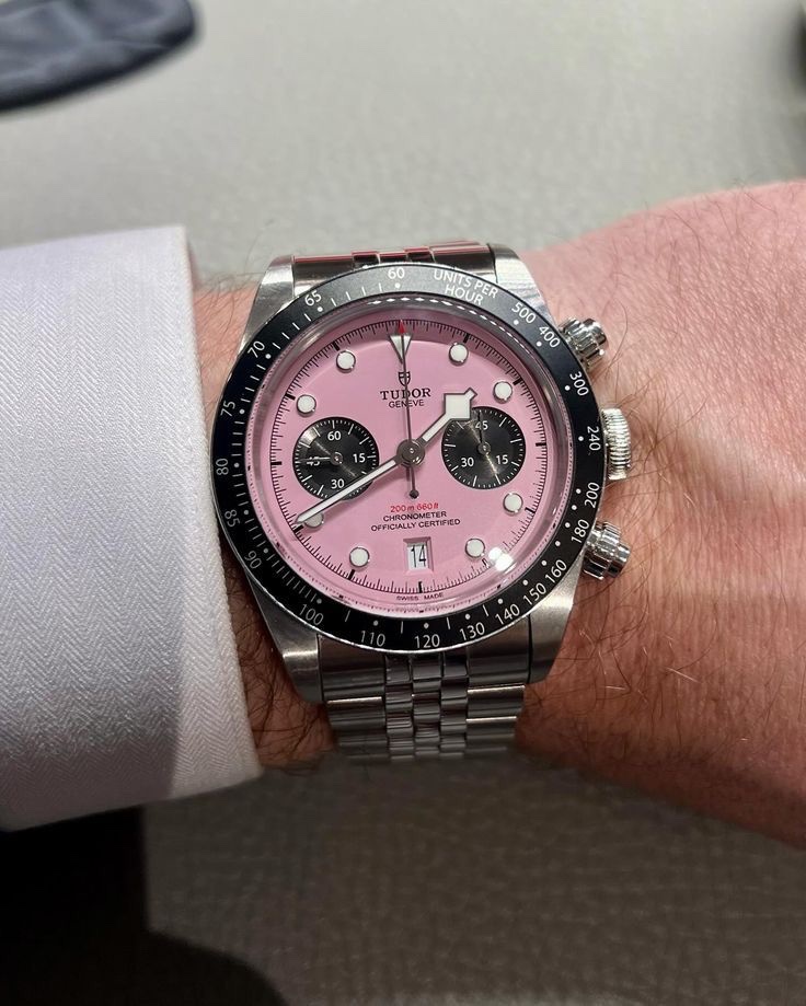 Tudor Black Bay Stainless Steel Pink Dial Jubilee Chain – Mastercopy_img_5