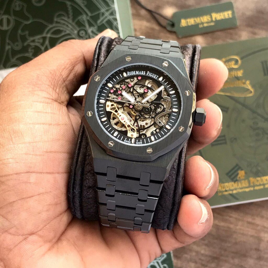 Audemars Piguet Skeleton AP Royal Oak Black Skeleton Metal_img_5