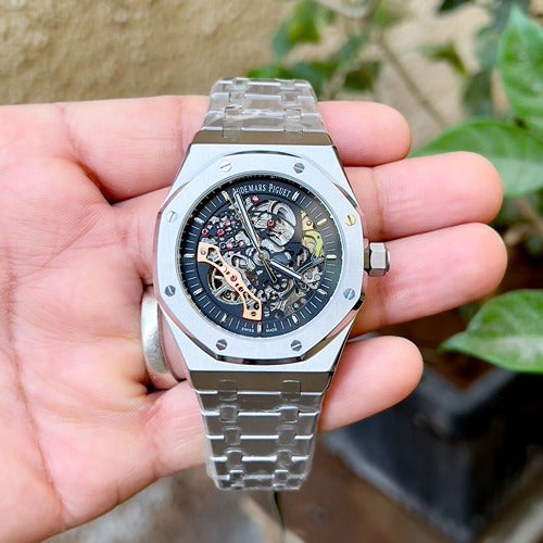 Audemars Piguet Skeleton AP Royal Oak Silver Skeleton Metal_img_3