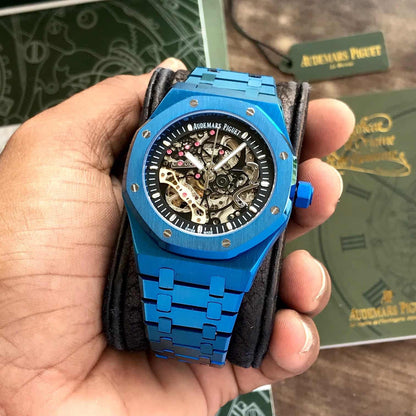 Audemars Piguet Skeleton AP Royal Oak Dark blue Skeleton Metal_img_3