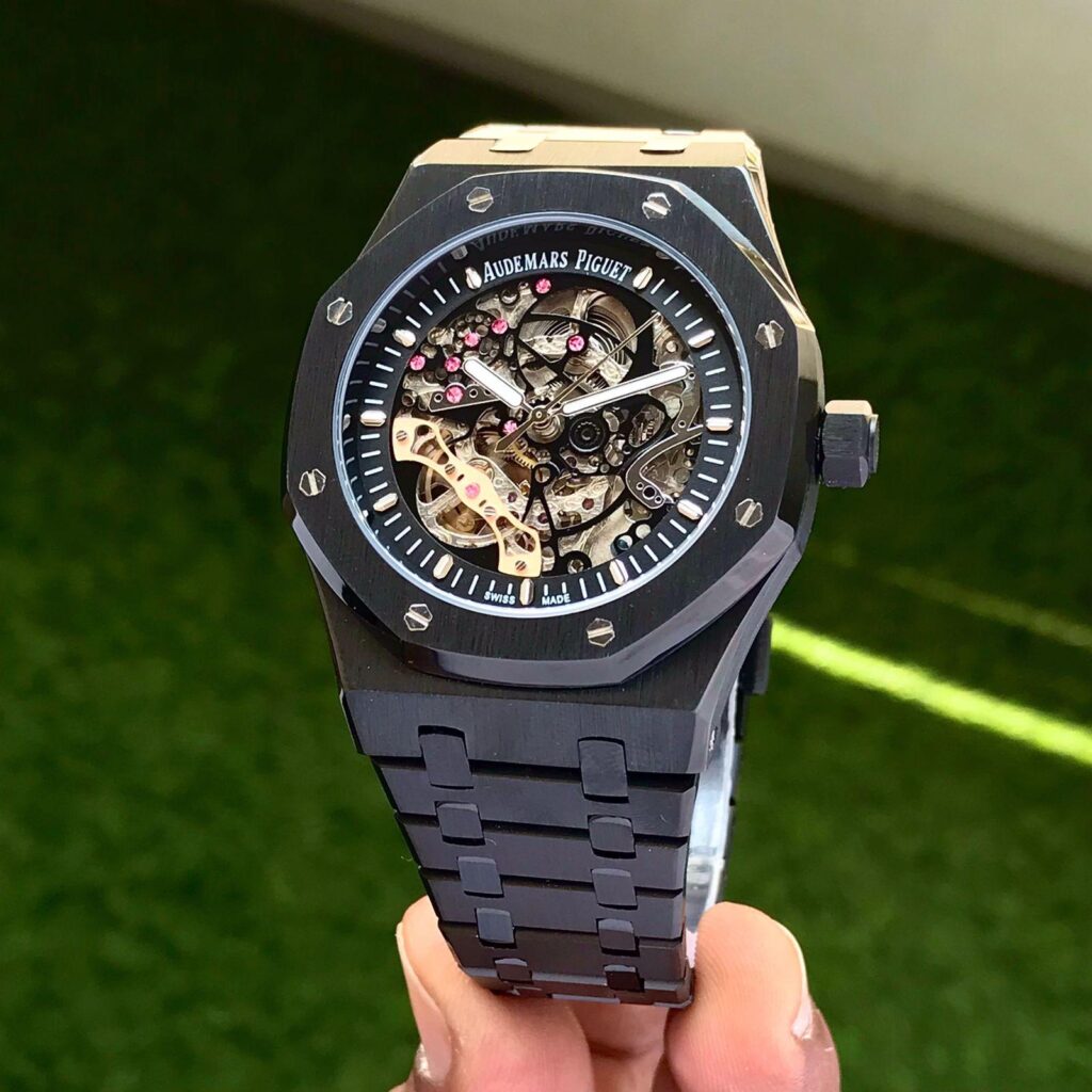 Audemars Piguet Skeleton AP Royal Oak Black Skeleton Metal_img_4