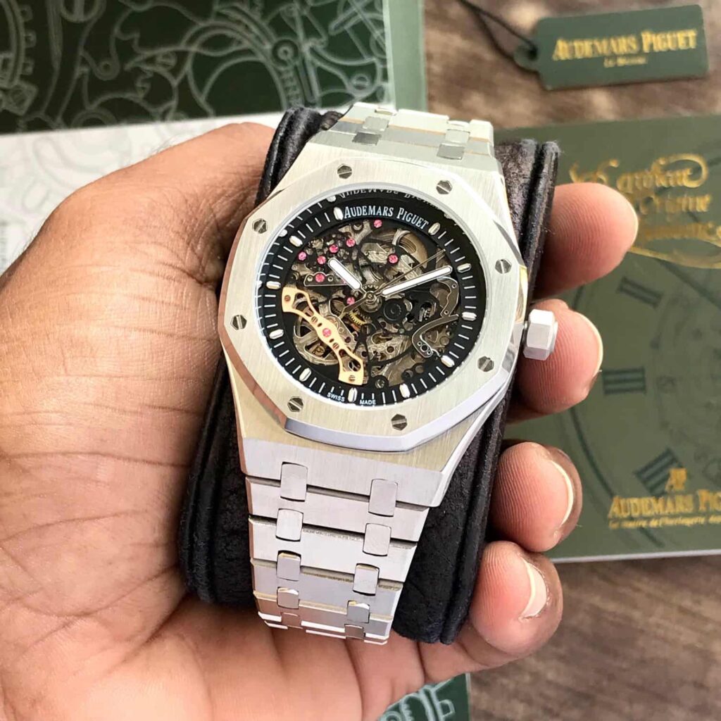 Audemars Piguet Skeleton AP Royal Oak Silver Skeleton Metal_img_4